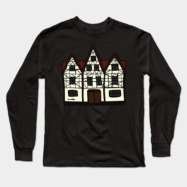 House Long Sleeve T-Shirt by Kuhtina